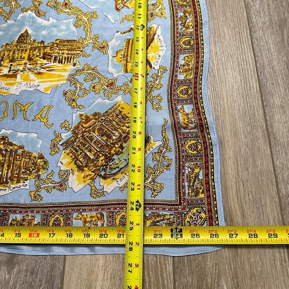 100% Acetate Roma Scarf made in Italy - Picture 3 of 5
